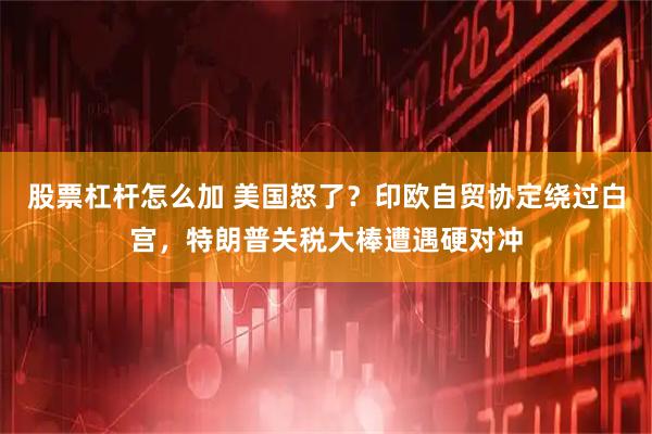 股票杠杆怎么加 美国怒了？印欧自贸协定绕过白宫，特朗普关税大棒遭遇硬对冲